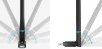 TP-LINK ARCHER T2U PLUS 2.4GHz 200Mbps+5GHz 433Mbps,1×HİGH GİAN ANTEN,USB 2.0 DUAL BAND WiFi USB ADAPTÖR